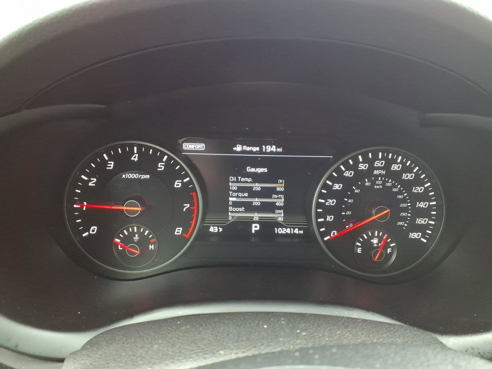 2018 Kia Stinger GT2