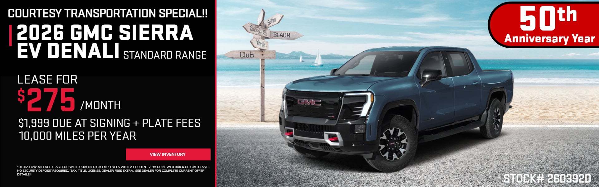 Blue 2026 GMC Sierra EV Denali ON OFFER 
