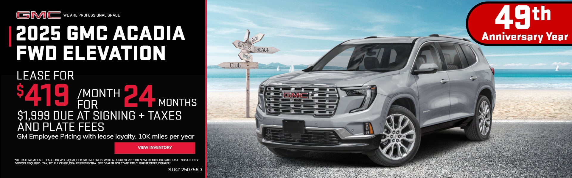 2024/2025 GMC ACADIA LEASE OFFERS