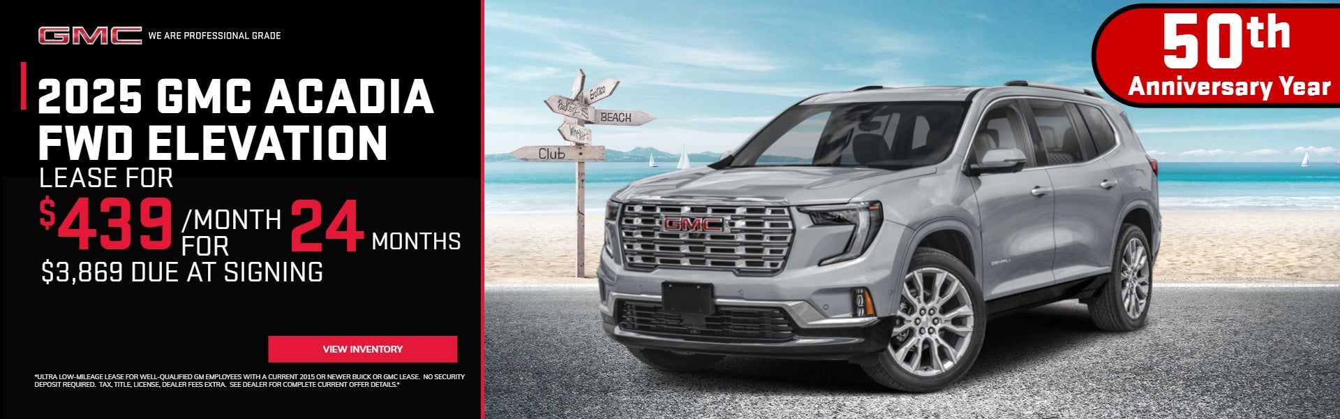 2025 GMC ACADIA LEASE OFFERS