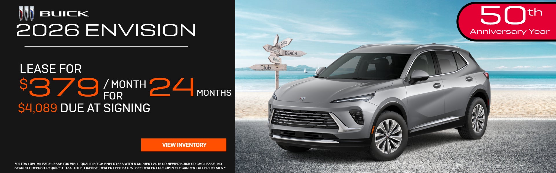 2026 BUICK ENVISION LEASE OFFER